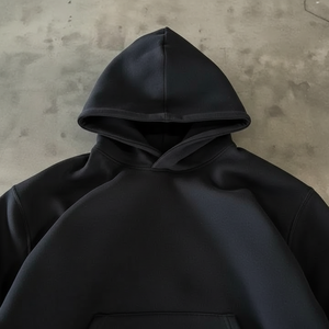 Sudadera con capucha gruesa de 500/400 g/m² para hombre, de algodón, oversize, de felpa, personalizada, de fabricante, de peso pesado, estilo cropped, Meeroos - Product Image 4