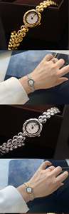 Montre Femme Vintage de Luxe Haut de Gamme à Mini Cadran, Mouvement Quartz Citizen, Boîtier et Bracelet en Acier Inoxydable, Aiguilles, Étanchéité 3 ATM, Garantie 1 An - Product Image 5