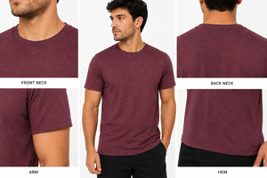 2026 Top Ranking Plain Heavy Cotton Luxury <b>Tshirt</b> Unisex Custom Print Logo Mock Neck Blank Oversize Mens Streetwear Premium Top - Product Image 4