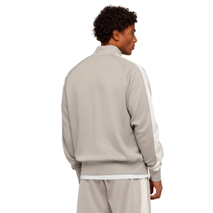 Veste de survêtement grise en tricot pour homme, coupe oversize, fermeture éclair intégrale, idéale pour le sport, l'entraînement, la gym et les loisirs - Product Image 2