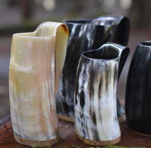 Buffalo Horn Cow Horn Cocktail Glass-Eco-Friendly Handmade Modern Luxury Design Dishwasher Safe Lightweight Home Parties - Product Image 1