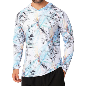 Camiseta de Pesca de Secado Rápido con Protección Solar y Diseño Moderno 2026, Camiseta de Pesca Deportiva con Estampado por Sublimación - Product Image 2