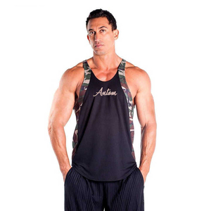 Débardeur Homme Personnalisé OEM – Vêtement de Sport, Gym, Fitness, Musculation, Entraînement, Débardeur Uni pour Hommes - Product Image 4