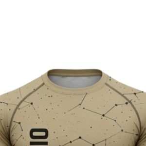 Camiseta de Compresión de Manga Larga Color Caqui con Estampado de Constelaciones, para Entrenamiento Atlético, Gimnasio, Ejercicio, Sublimada, de Secado Rápido, Ropa Deportiva - Product Image 5