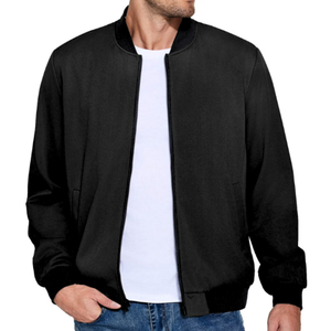 Veste bomber décontractée tendance pour homme, col montant, respirante, fermeture éclair intégrale, pour l'hiver - Product Image 3