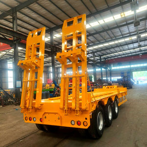 Venta Directa de Fábrica: Remolque de Plataforma Baja de Acero de Alta Resistencia para Transporte de Excavadoras y Bulldozers, Solución de Carga 24H - Product Image 1