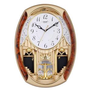 Export Quality RT Musical <b>Clock</b> with Rotating Dial and Melodic Chime for Home Decorative <b>Wall</b> <b>Clock</b> Available for Sale - Product Image 3