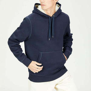 Sweat-shirts et sweats à capuche unisexes personnalisés en velours 100 % polyester 230g, séchage rapide, respirants, blancs et noirs, grandes tailles, coupe classique, avec poches latérales - Product Image 2
