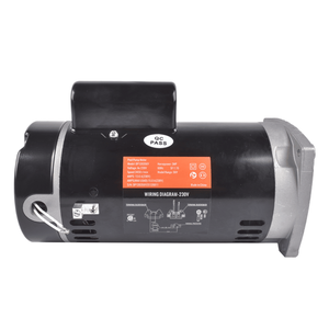 Motore per Piscina 230V 3HP a Velocità Singola con Flangia Quadrata B2844 per Piscine, Spa e Vasche Idromassaggio - Product Image 1