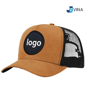 Custom Logo Patch Trucker <b>Hat</b> Mesh <b>Cap</b> Adjustable Unisex Outdoor Sports Headwear - Product Image 1