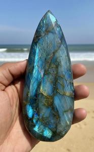 Pierres précieuses Rafay de haute qualité, quartz blanc naturel, taille poire, gemme brute, minéral du Rajasthan pour la fabrication de bijoux, 4000-4500 Ct - Product Image 6