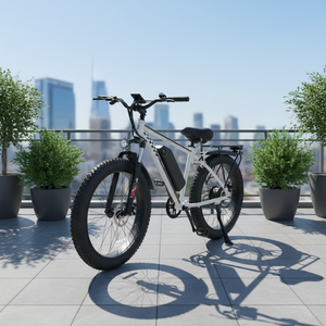 Çin Fabrikası Güçlendirilmiş Motorlu Kargo Yetişkin Şehir Dağ Arazi Şişman Lastikli Katlanır Tur Bisikleti Elektrikli Trekking Bisikleti - Product Image 5