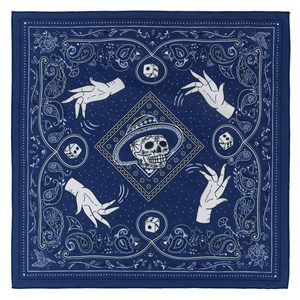 Wholesale Custom Breathable 100% Cotton Canvas Digital Print Eco-Friendly Hip Hop Scarf OEM Design Custom Logo Bandana 55x55cm - Product Image 5