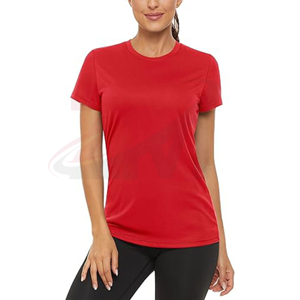 Camiseta de Mujer de Alta Calidad, Personalizable, Lisa, Multicolor, Estilo Urbano, 100% Algodón, Transpirable, para Exportación - Product Image 4