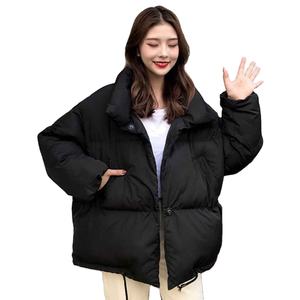 Veste matelassée d'hiver sur mesure, veste décontractée à bulles, veste matelassée en coton pour femmes, col montant - Product Image 1