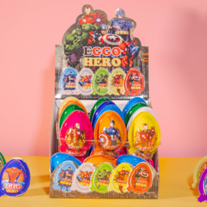 Divertidos dibujos animados de dulces de chocolate en forma de huevo y coches de juguete con un sabor dulce suave adecuado para niños, hechos en Vietnam - Product Image 4
