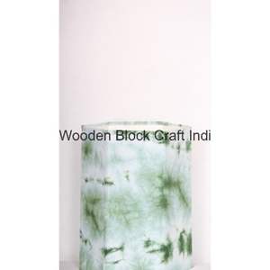 Cubo de papel decorativo hecho a mano con tapa abierta, impreso en PP, con envoltura de cartón y tela 100% algodón. - Product Image 4