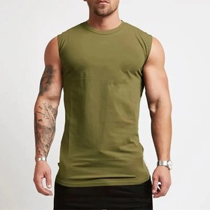 Débardeur élégant pour homme en tissu extensible doux, idéal pour l'entraînement physique, la course à pied et les tenues décontractées quotidiennes - Product Image 3