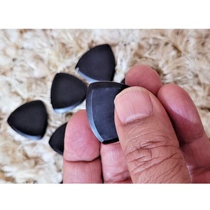 Plectre de guitare durable en celluloïd et corne de buffle, poli naturellement, pour guitare acoustique/électrique - Product Image 1