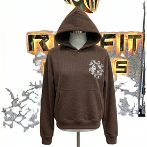 Sweat à capuche personnalisé de haute qualité, imprimé numériquement, 100% coton, écologique, respirant, pour l'hiver, commande en gros - Product Image 5