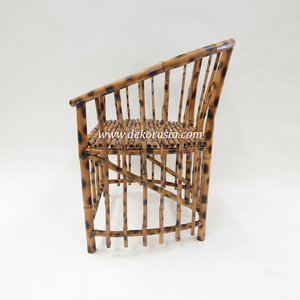 Elegante Silla de Bambú con Brazos para Sala de Estar o Patio, Mueble de Bambú Cendani Hecho a Mano - Product Image 3