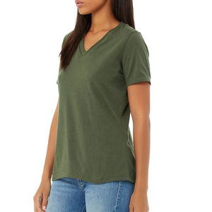 Camisetas de Verano para Mujer con Logotipo Personalizado, Secado Rápido, Algodón de Alta Calidad, Impresión Digital, Transpirables, Manga Corta - Product Image 4