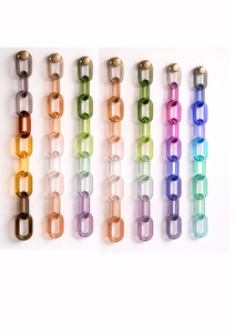 Cadena de eslabones ecológica personalizada, de gran tamaño, multicolor, hecha a mano, para decoración del hogar, por Abdul Rehman Enterprises - Product Image 4