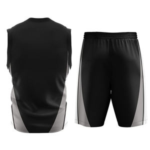 Durable Youth Basketball Uniform Solid Color Plus Size High Performance Breathable <b>Cheap</b> Price Team Wear - Product Image 2