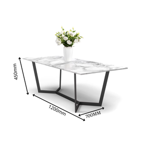 Minimalist OEM/ODM High Quality Herringbone Base <b>Coffee</b> <b>Table</b> (Fishbone Design) Sintered Stone Modern Living Room Furniture - Product Image 2