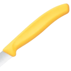 Couteaux de cuisine à manche jaune en acier inoxydable, lame tranchante, couteaux utilitaires professionnels pour couper la viande, les fruits, les légumes et les aliments - Product Image 5
