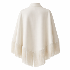 Cape à franges haut de gamme pour vestes de mariage - Fabricant sur mesure pour les commandes en gros - Product Image 2