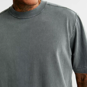 Camiseta de Hombre 100% Algodón - Variedad de Colores Sólidos y Múltiples Tallas, Todas las Temporadas, Fácil de Lavar, Secado Rápido, Transpirable, Antiencogimiento - Product Image 6