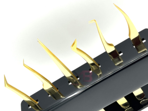 แหนบติดขนตา Gold Diamond Grip แหนบติดขนตาขายดี แหนบติดขนตาแบบกำหนดเอง อุปกรณ์เสริมความงาม - Product Image 5