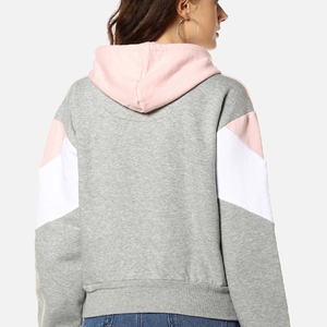 Sudadera con Capucha Solomon para Mujer, Otoño-Invierno, Forro Polar Transpirable, Hombros Caídos, Estilo Urbano, Color Sólido, Corte Holgado, Larga - Product Image 2