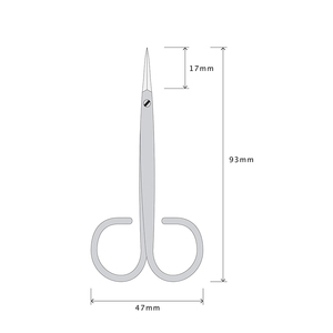 Ciseaux à ongles de qualité supérieure en acier inoxydable, ciseaux à ongles pointus et tranchants pour manucure, pédicure et soins des ongles professionnels - Product Image 2