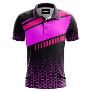Venta al por mayor de impresión por sublimación personalizada patrón sólido ropa deportiva Jersey tela para hombres y mujeres OEM/ODM para Polos - Product Image 1