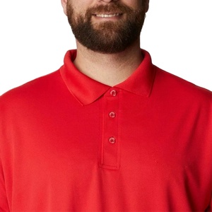 Polos de mezcla de algodón de gran tamaño para hombre, polos transpirables de talla grande para hombre, camisetas polo con logotipo bordado - Product Image 4