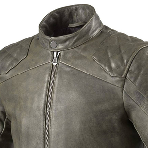 Professional Made High Quality Coated Motorbike <b>Leather</b> <b>Jackets</b> for <b>Men</b> Stand Collar Vintage Style Hooded Design - Product Image 3