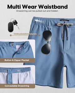 Pantalones cortos informales para hombre, ideales para el estilo diario, pantalones cortos para gimnasio y correr, transpirables y cómodos - Product Image 4
