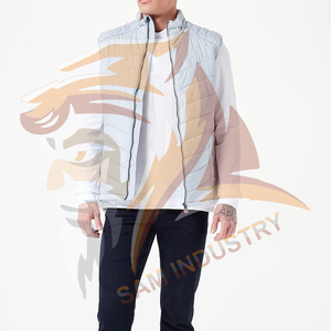 Chalecos Sin Mangas de Diseño Personalizado al por Mayor, Chaquetas Acolchadas de Colores Sólidos, Chaquetas Acolchadas Sin Mangas para Hombre de Alta Calidad - Product Image 2