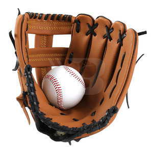 Genuine Leather Baseball Gloves Softball Match Baseball Mitt Equipment Outfield Model Gloves for Adult Youth <b>Train</b> - Product Image 1