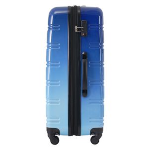 Set di valigetta rigida colore sfumato 3 pezzi per valigia espandibile Spinner ruote TSA lucchetto leggero 20 "blu chiaro blu - Product Image 5