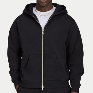 Sweat-shirts à capuche surdimensionnés pour hommes, en molleton 100% coton, épais et lourd, 500 GSM, de haute qualité, avec logo personnalisé, style streetwear - Product Image 4