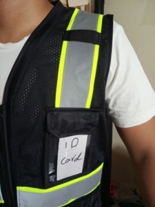 Gilet de sécurité haute visibilité réfléchissant, respirant, imperméable, séchage rapide, léger, en polyester, unisexe, pour le travail - Product Image 6