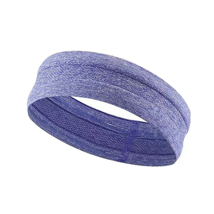 Custom Thin Wide Running Tennis <b>Headband</b> Yoga Fitness Polyester Nylon <b>Sport</b> Hairband Elastic Non-slip Dry Eco-friendly Sweatband - Product Image 5