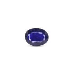 Loose 5.9 Carat Royal Blue Sapphire Gemstone-20mm Round for Fine Jewelry - Product Image 1