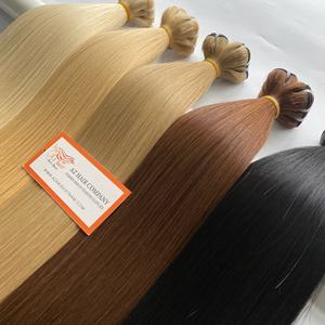 Extensiones de cabello de trama alineadas con cutícula de alta calidad Color personalizable Sin enredos Sin desprendimiento Precio al por mayor Directamente de fábrica - Product Image 5