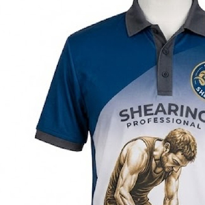 Custom Sheep <b>Shearing</b> Polo Shirt Oem Odm Premium Full Sublimation Lightweight Workwear Manufacturer - Product Image 5