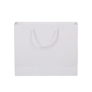 Custom Printed Ivory <b>Paper</b> Shopping Bag Luxury Boutique Packaging Wholesale Eco Friendly Bag Vietnam Factory - Product Image 6