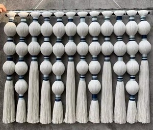 Décorations murales bohèmes modernes faites à la main, art mural en macramé sphérique, tapisserie pour la décoration murale de la maison - Product Image 1